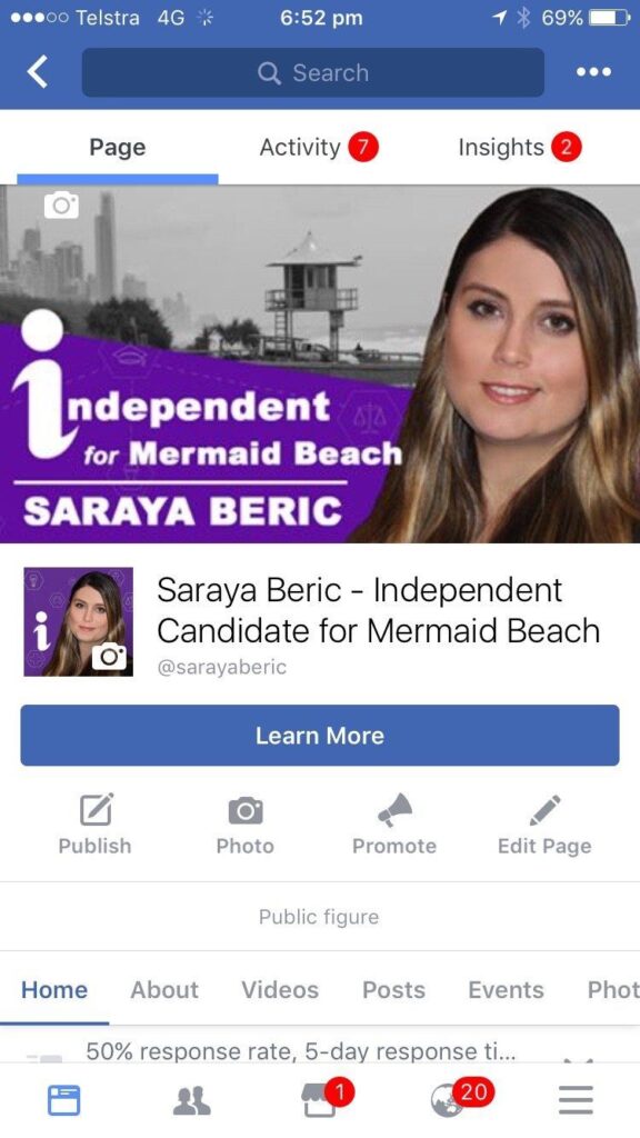 The Tinder Pollie: Facebook page