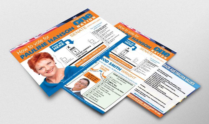 How-to-vote cards, 2016