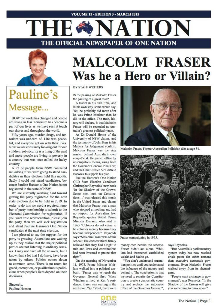 The Nation newsletter, March 2015