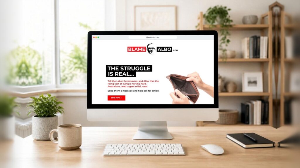 Senator Gerard Rennick: BlameAlbo.com lead generation website