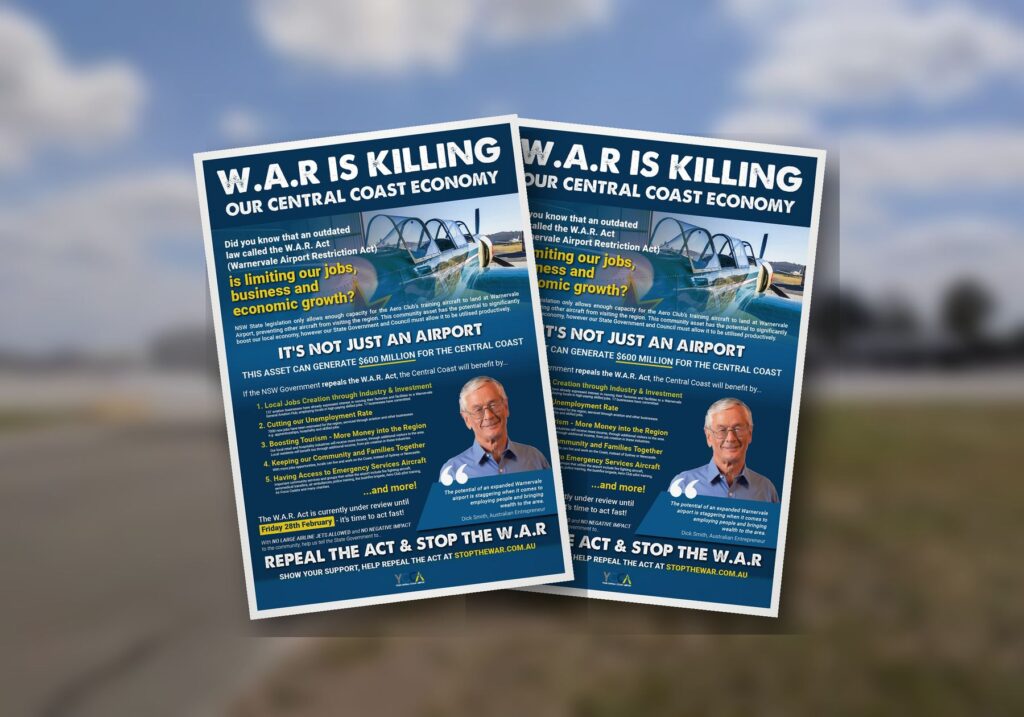 Stop the WAR flyer, also run as a newspaper advertisement